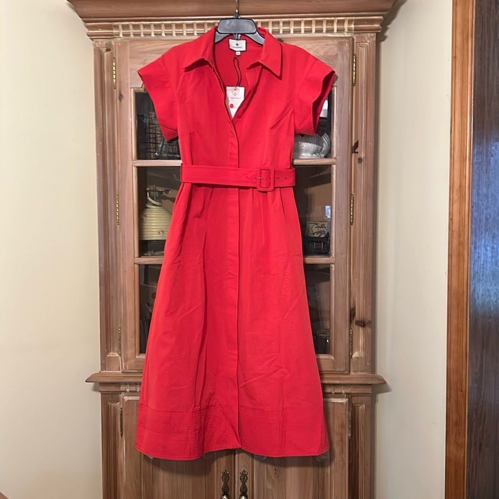 Red Chloe Dress - Picture 6 of 11